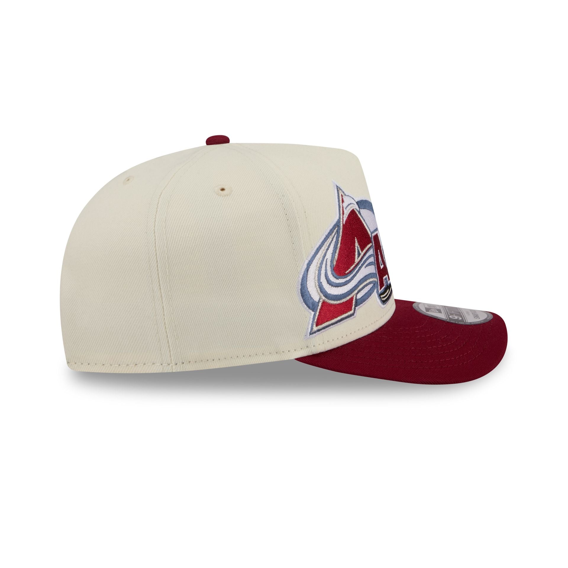 Colorado Avalanche Chrome White Classic 9FIFTY A-Frame Snapback Hat