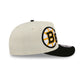 Boston Bruins Chrome White Classic 9FIFTY A-Frame Snapback Hat