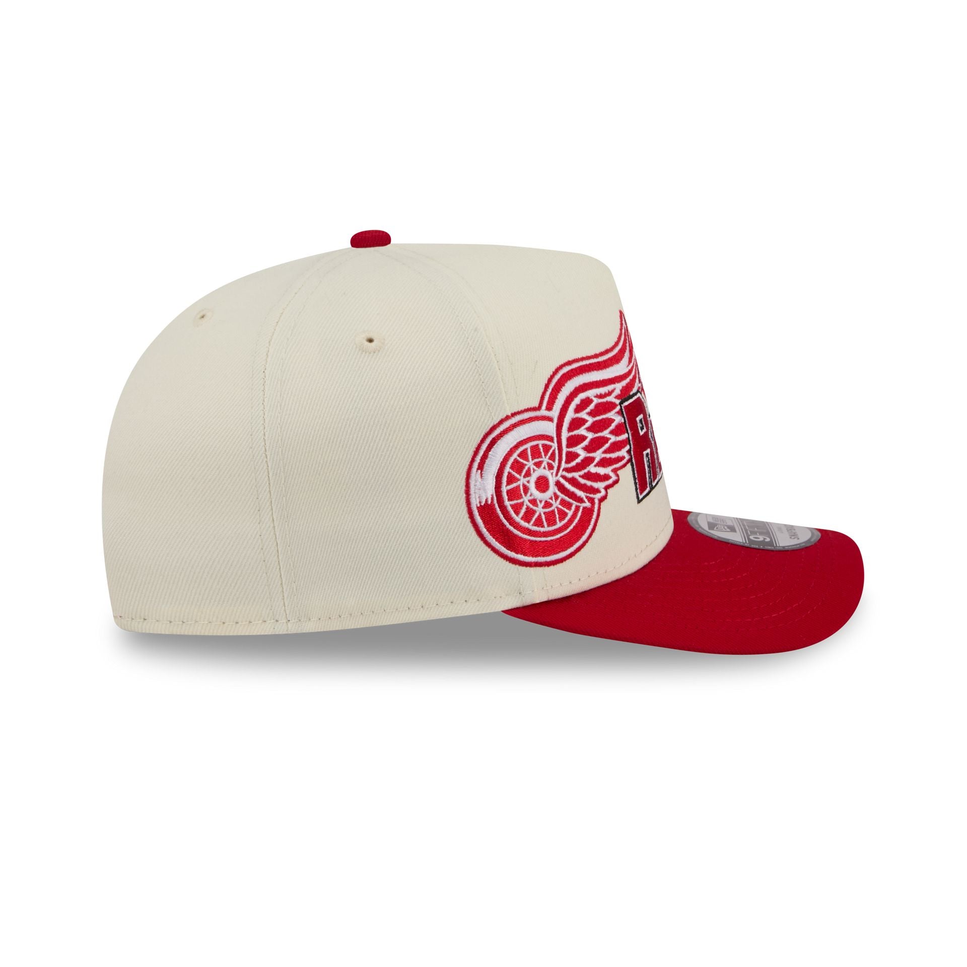 Detroit Red Wings Chrome White Classic 9FIFTY A-Frame Snapback Hat