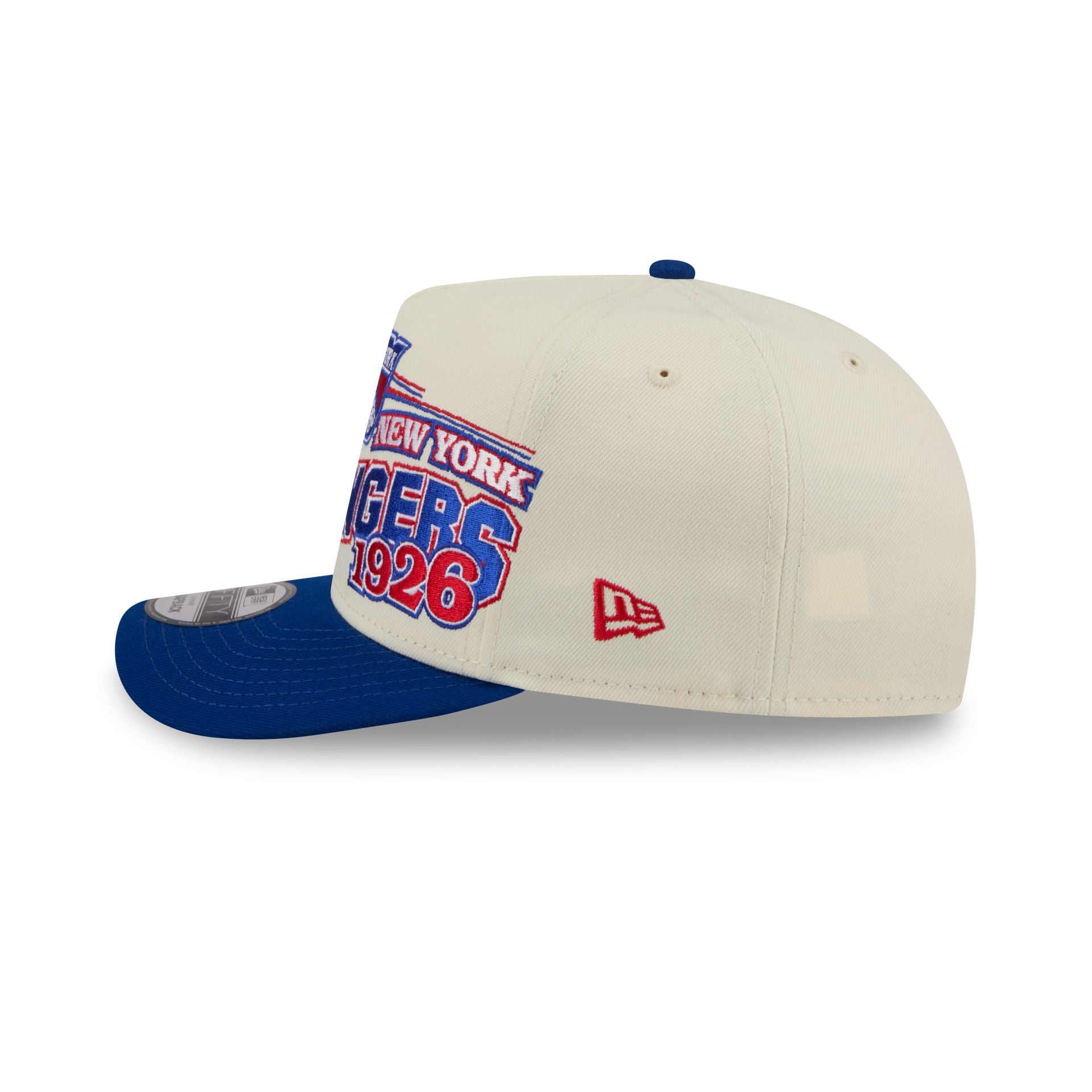 New York Rangers Chrome White Classic 9FIFTY A-Frame Snapback Hat