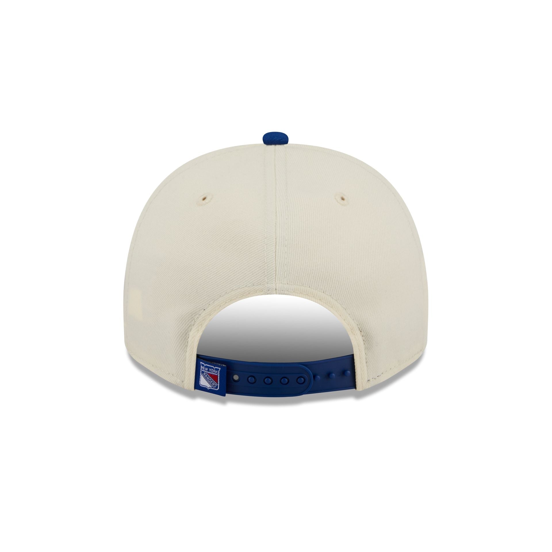 New York Rangers Chrome White Classic 9FIFTY A-Frame Snapback Hat