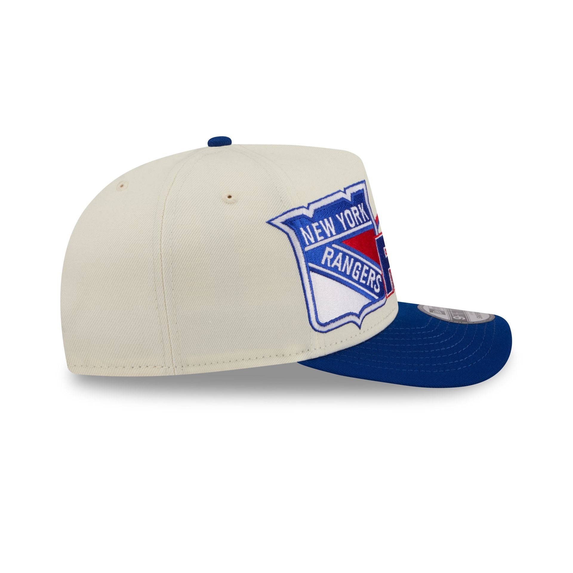 New York Rangers Chrome White Classic 9FIFTY A-Frame Snapback Hat