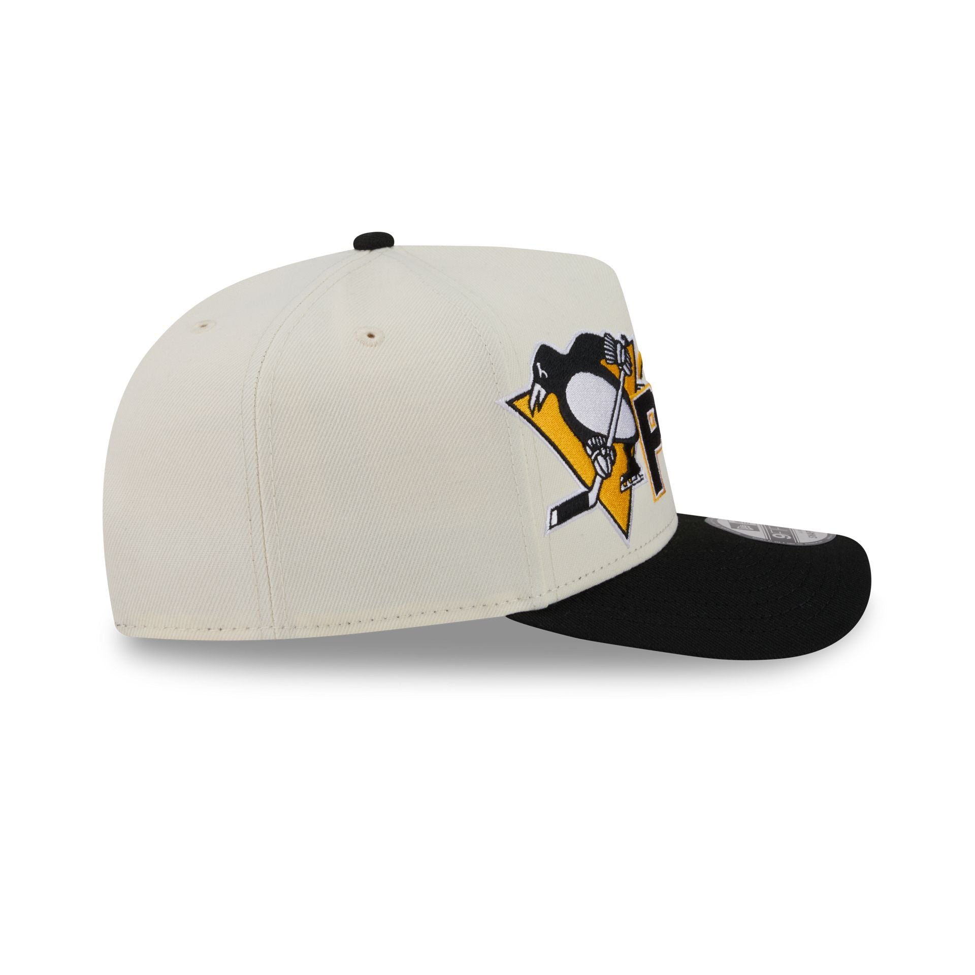 Pittsburgh Penguins Chrome White Classic 9FIFTY A-Frame Snapback Hat