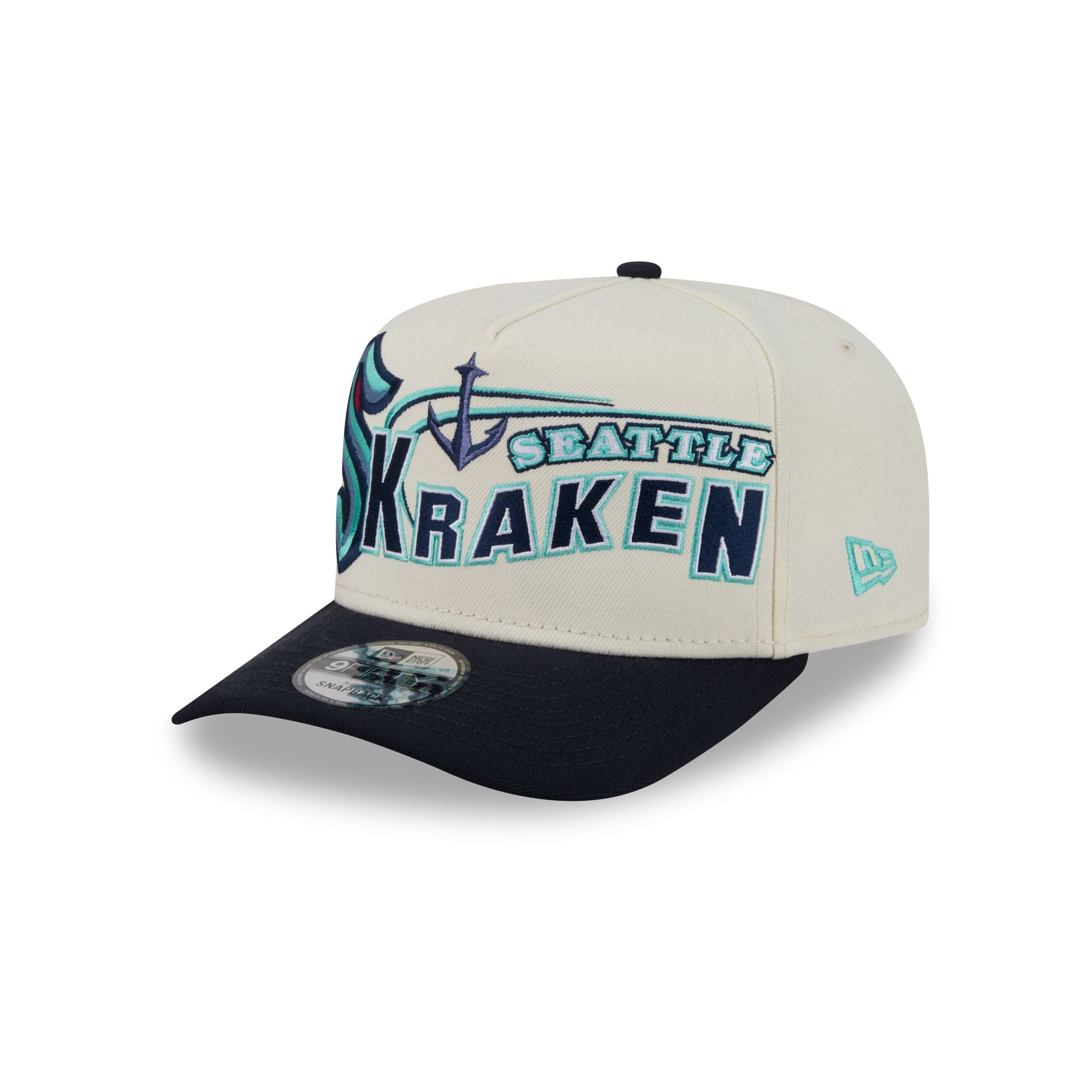 Seattle Kraken Chrome White Classic 9FIFTY A-Frame Snapback Hat – New ...
