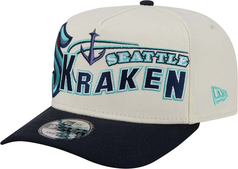 Seattle Kraken Chrome White Classic 9FIFTY A-Frame Snapback Hat