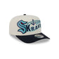 Seattle Kraken Chrome White Classic 9FIFTY A-Frame Snapback Hat
