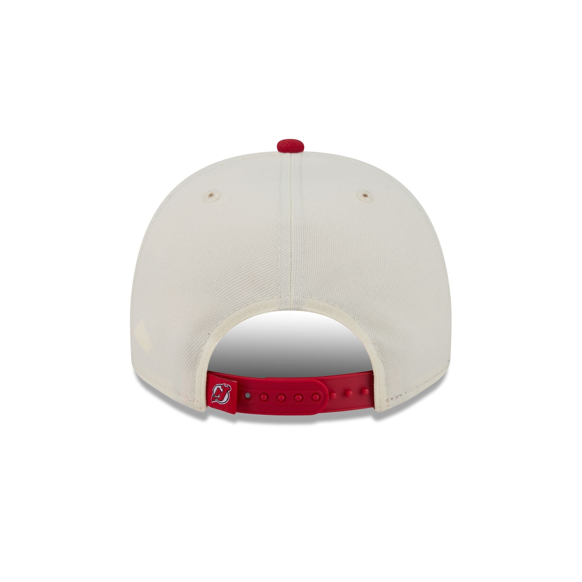 New Jersey Devils Chrome White Classic 9FIFTY A-Frame Snapback Hat