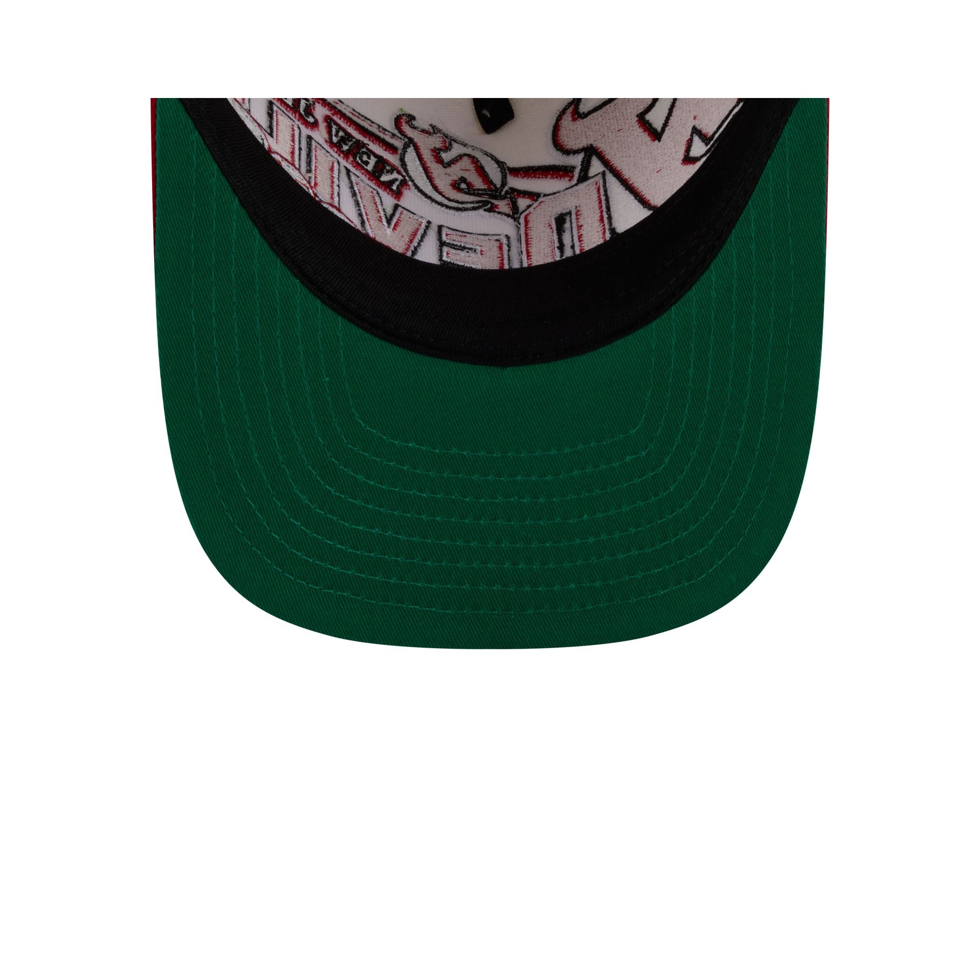 New Jersey Devils Chrome White Classic 9FIFTY A-Frame Snapback Hat