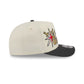 Vegas Golden Knights Chrome White Classic 9FIFTY A-Frame Snapback Hat