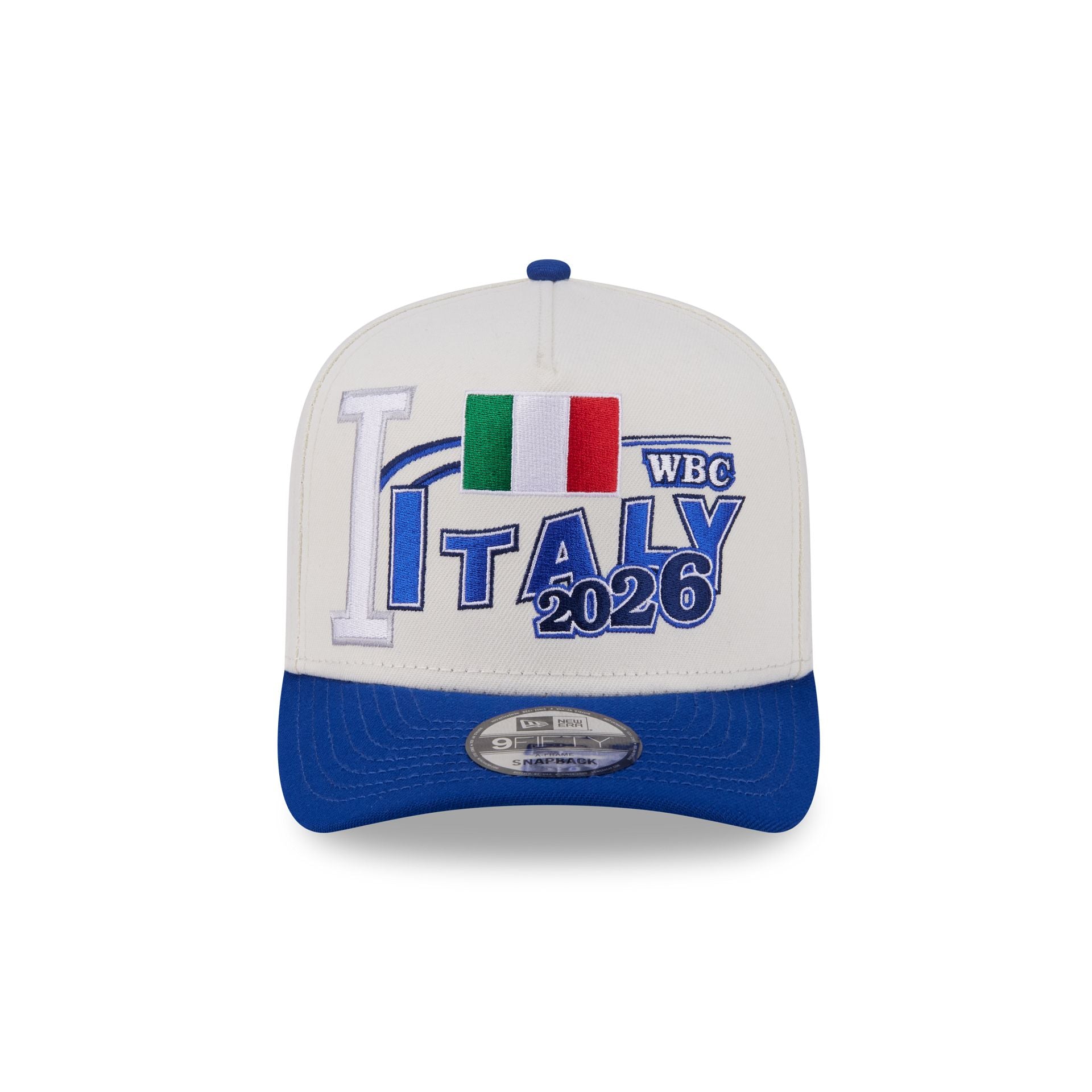 Italy Chrome White Classic 9FIFTY A-Frame Snapback Hat