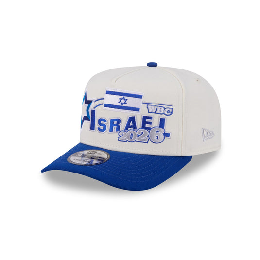 Israel Chrome White Classic 9FIFTY A-Frame Snapback Hat - New Era Cap