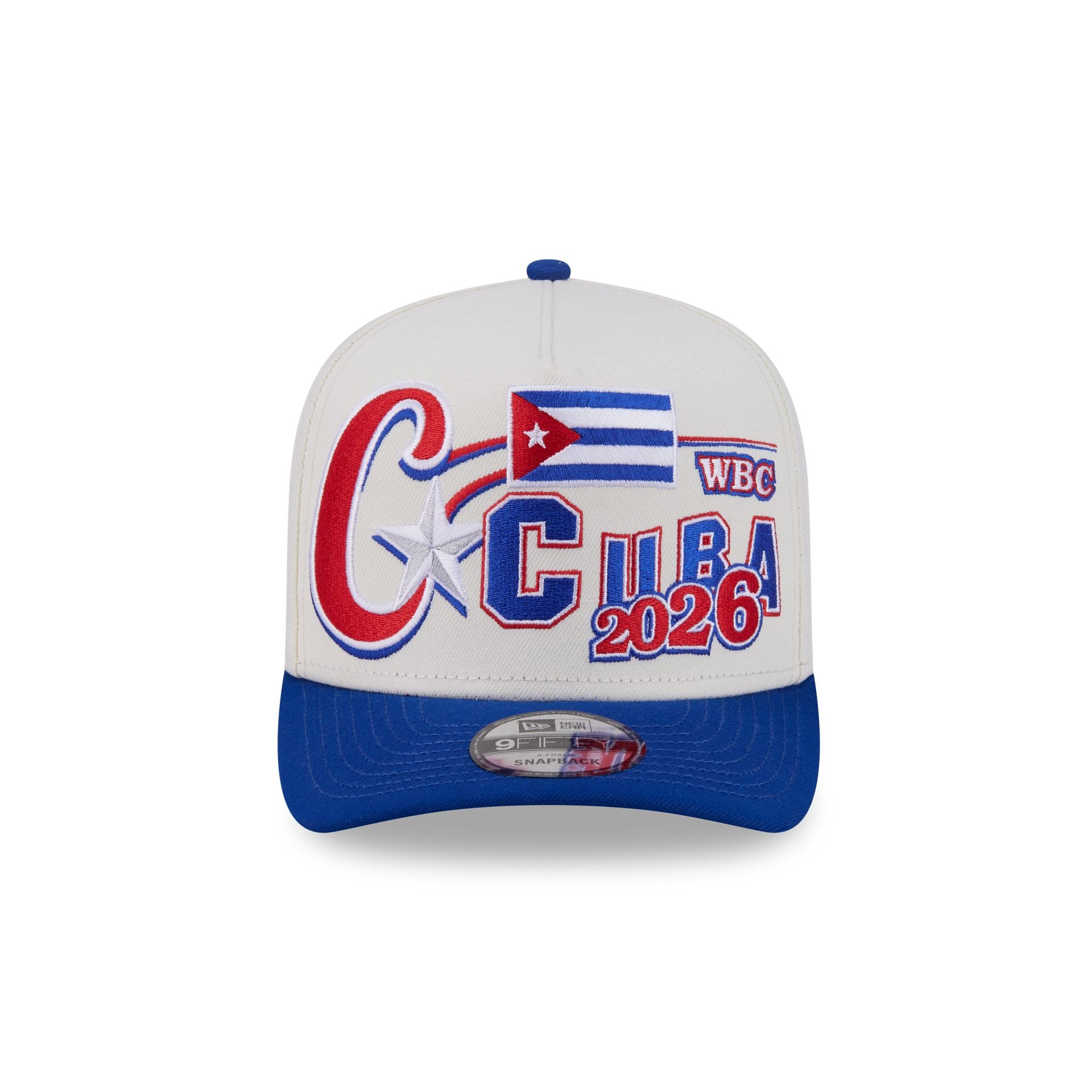Cuba Chrome White Classic 9FIFTY A-Frame Snapback Hat