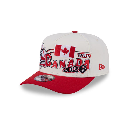 Canada Chrome White Classic 9FIFTY A-Frame Snapback Hat - New Era Cap