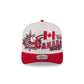 Canada Chrome White Classic 9FIFTY A-Frame Snapback Hat