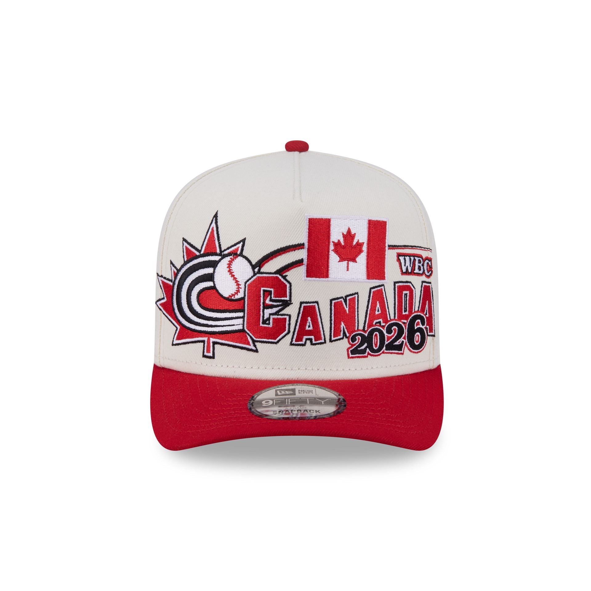 Canada Chrome White Classic 9FIFTY A-Frame Snapback Hat