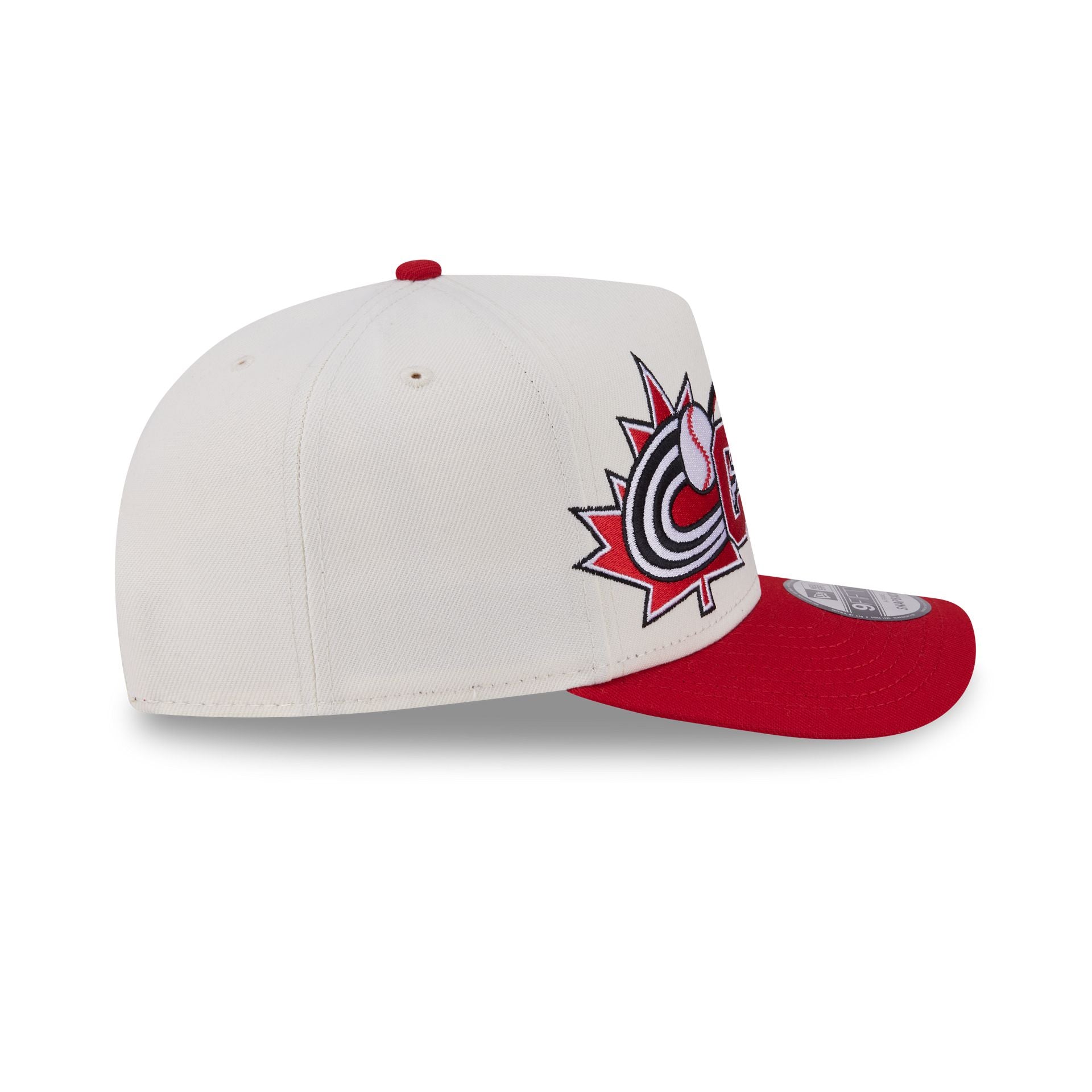 Canada Chrome White Classic 9FIFTY A-Frame Snapback Hat