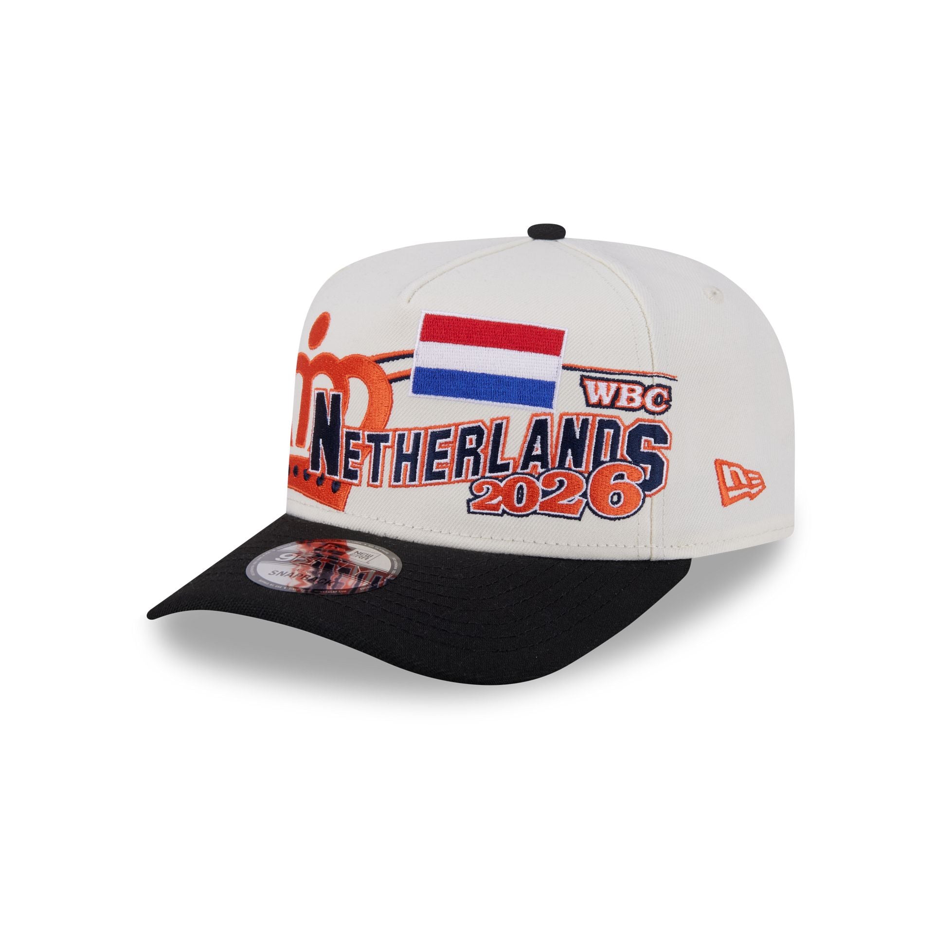 Netherlands Chrome White Classic 9FIFTY A-Frame Snapback Hat