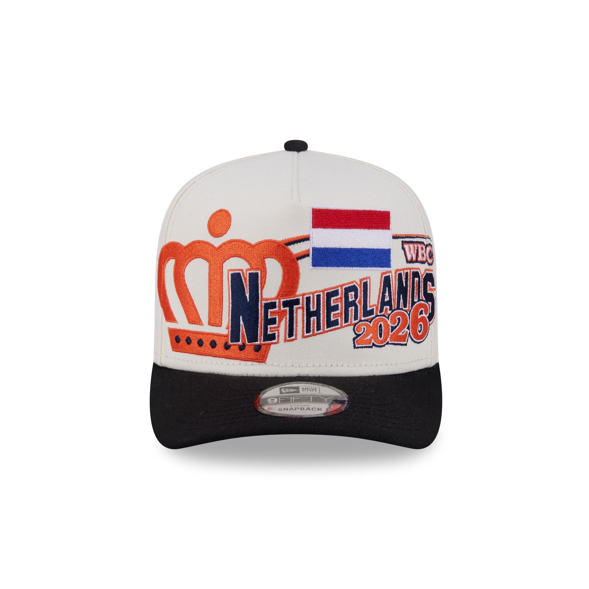 Netherlands Chrome White Classic 9FIFTY A-Frame Snapback Hat