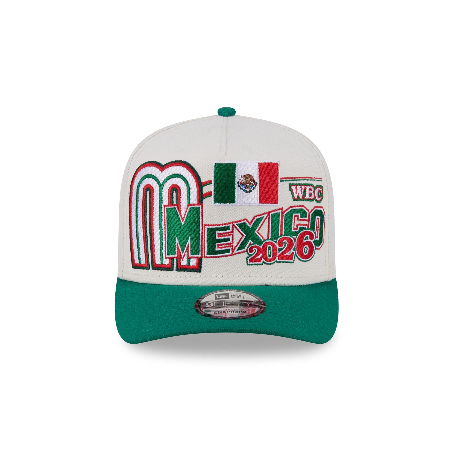 Mexico Chrome White Classic 9FIFTY A-Frame Snapback Hat
