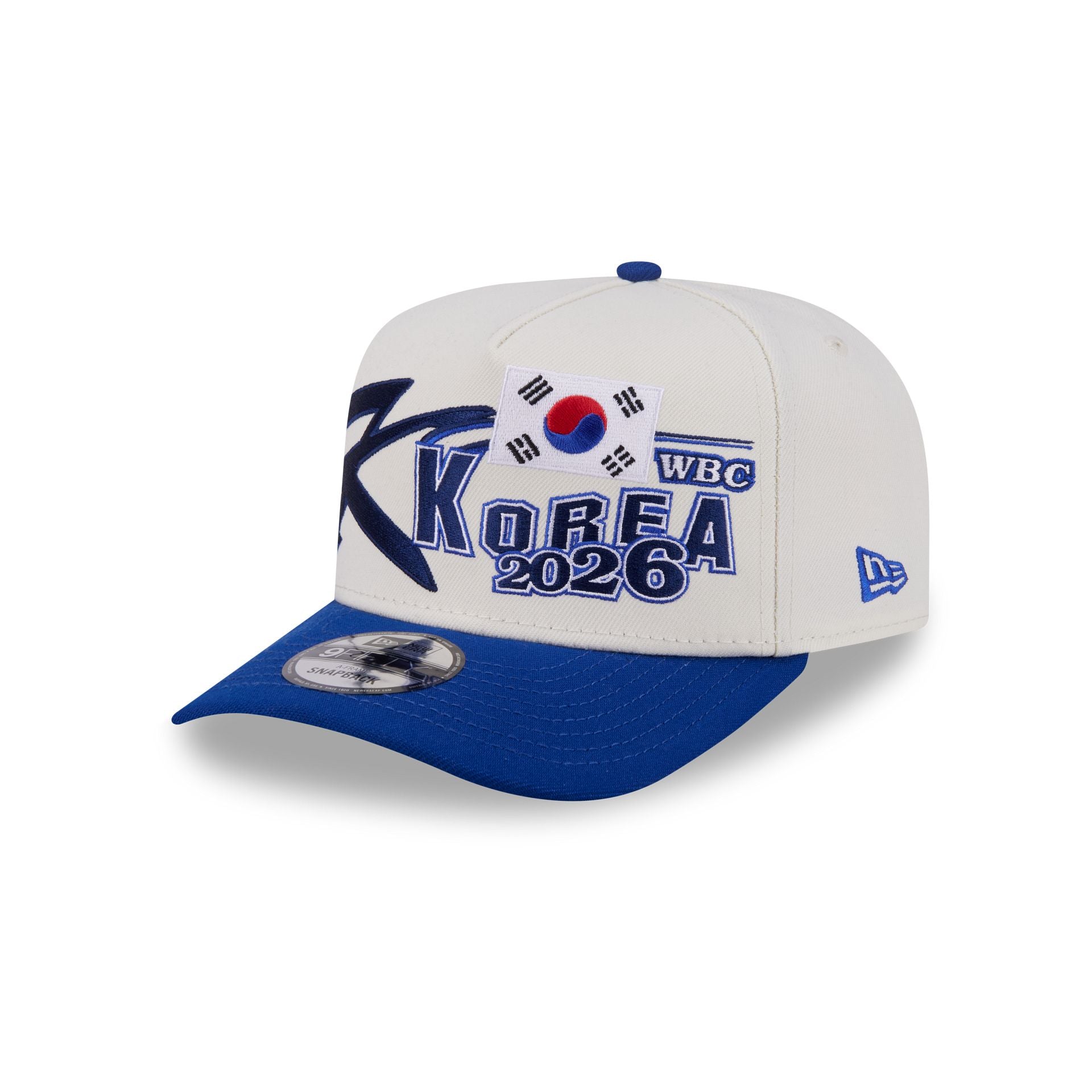 Korea Chrome White Classic 9FIFTY A-Frame Snapback Hat