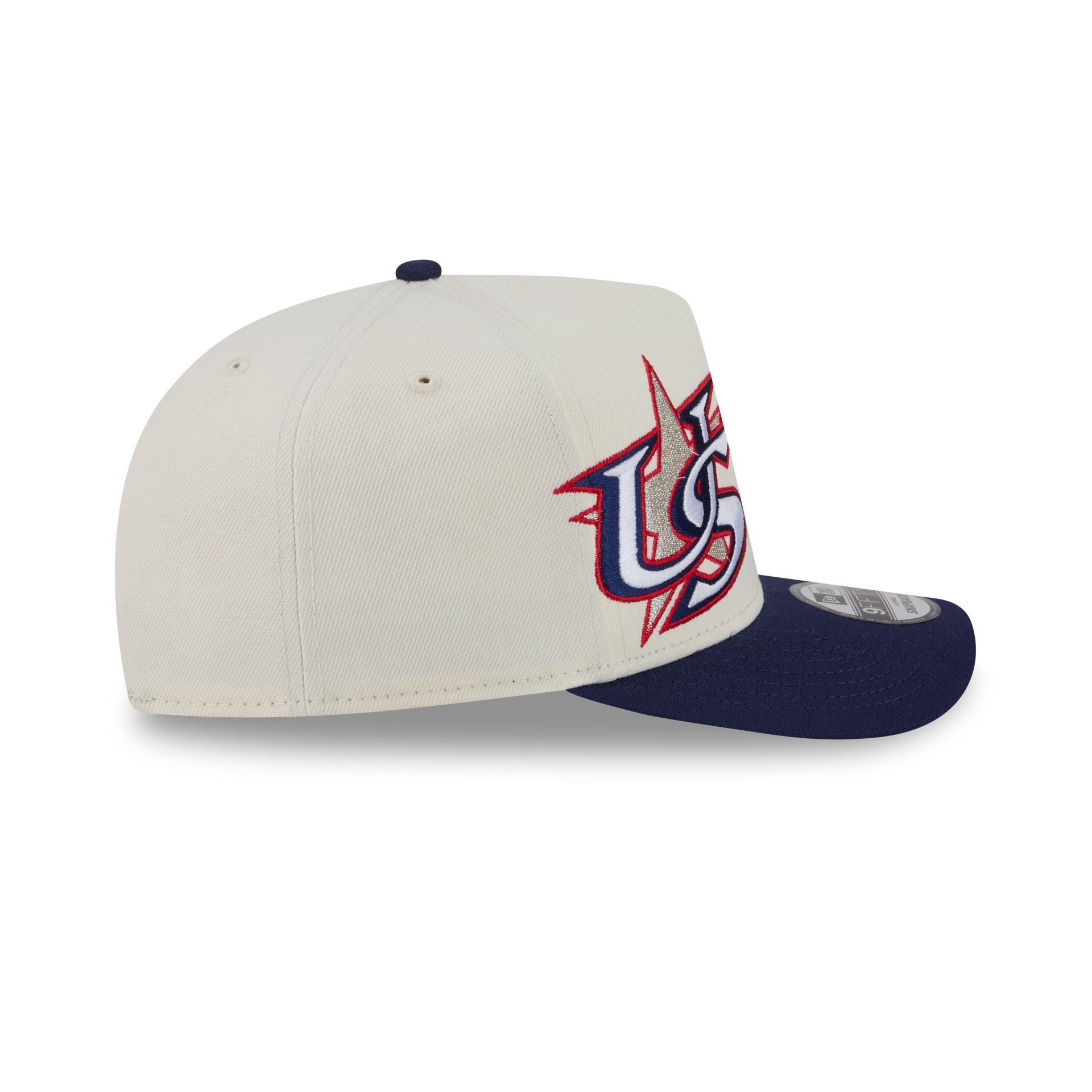 USA Chrome White Classic 9FIFTY A-Frame Snapback Hat