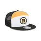Boston Bruins Block Split Panel 9FIFTY Trucker Hat