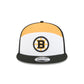 Boston Bruins Block Split Panel 9FIFTY Trucker Hat