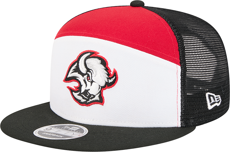 Buffalo Sabres Block Split Panel 9FIFTY Trucker Hat