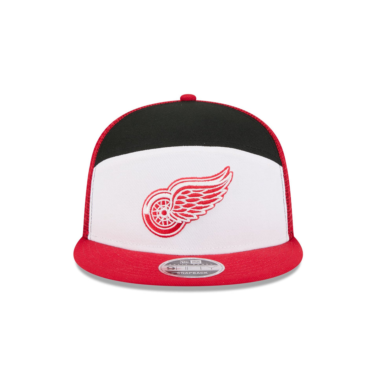 Detroit Red Wings Block Split Panel 9FIFTY Trucker Hat