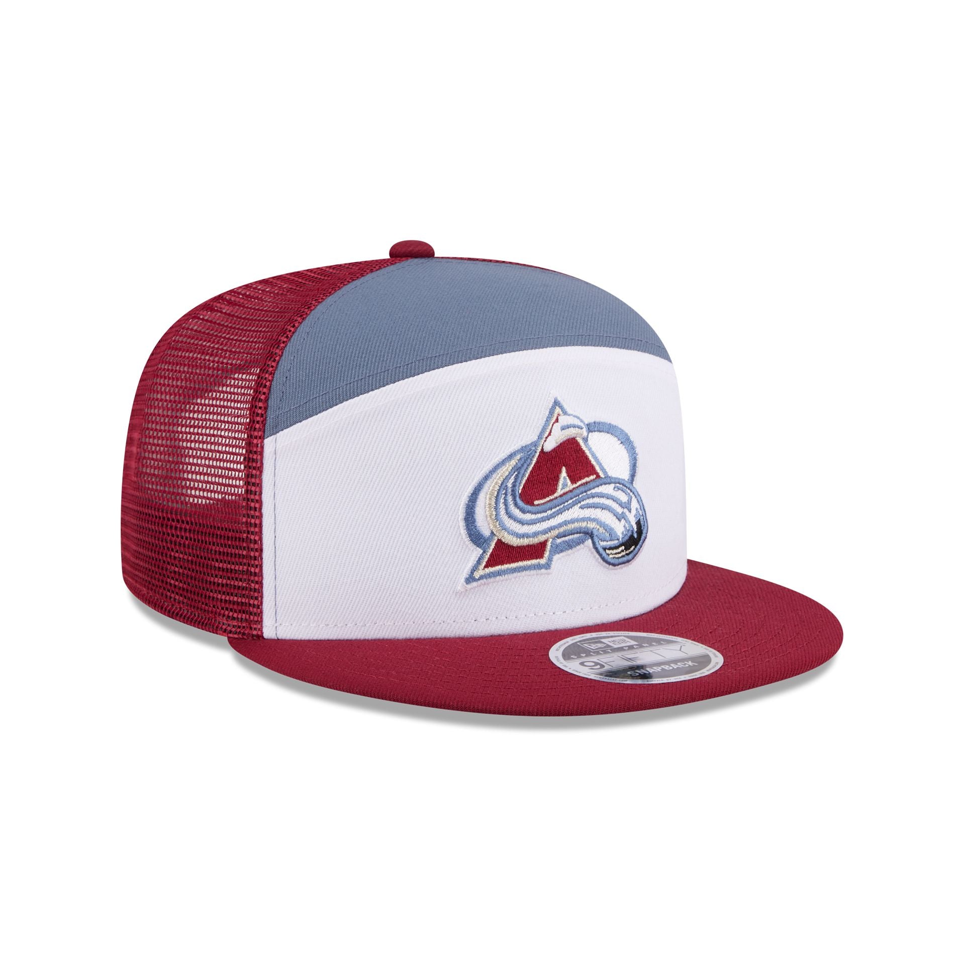 Colorado Avalanche Block Split Panel 9FIFTY Trucker Hat