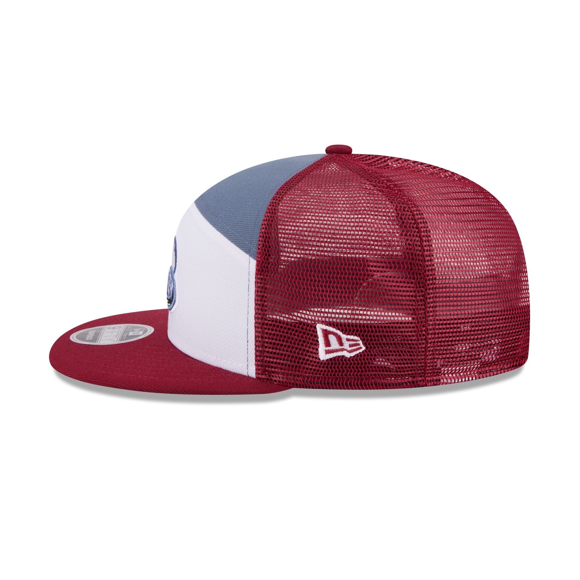Colorado Avalanche Block Split Panel 9FIFTY Trucker Hat
