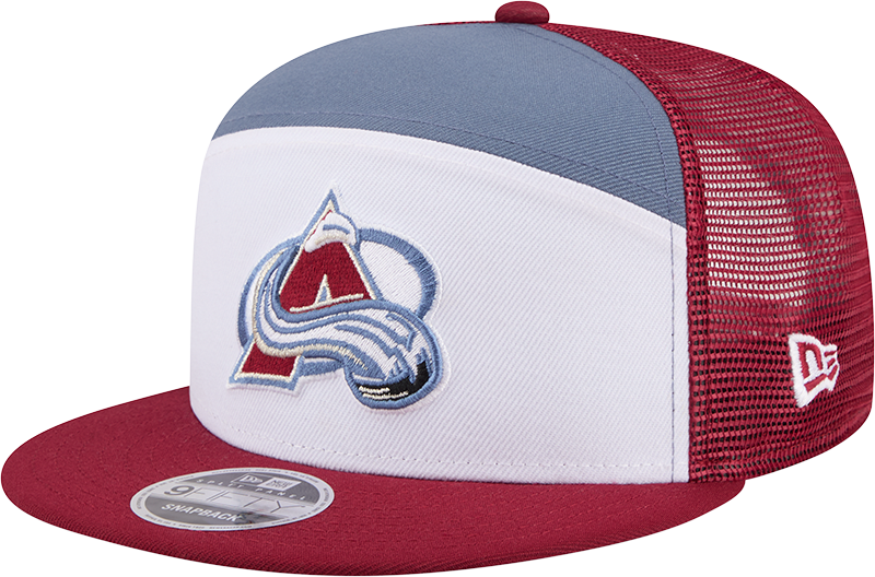 Colorado Avalanche Block Split Panel 9FIFTY Trucker Hat