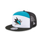 San Jose Sharks Block Split Panel 9FIFTY Trucker Hat