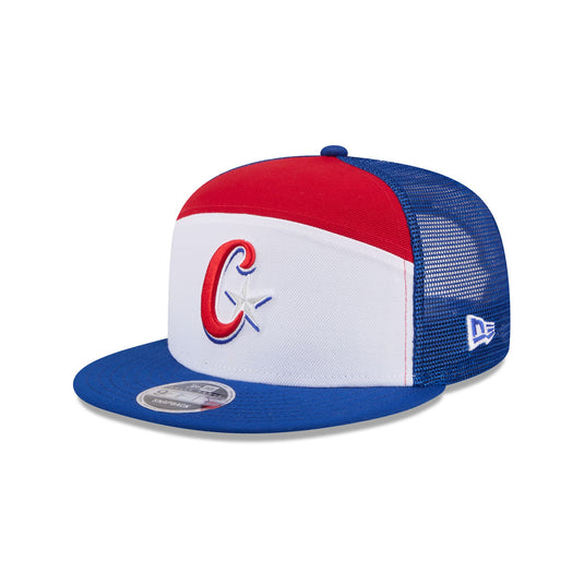 Cuba Block Split Panel 9FIFTY Trucker Hat - New Era Cap