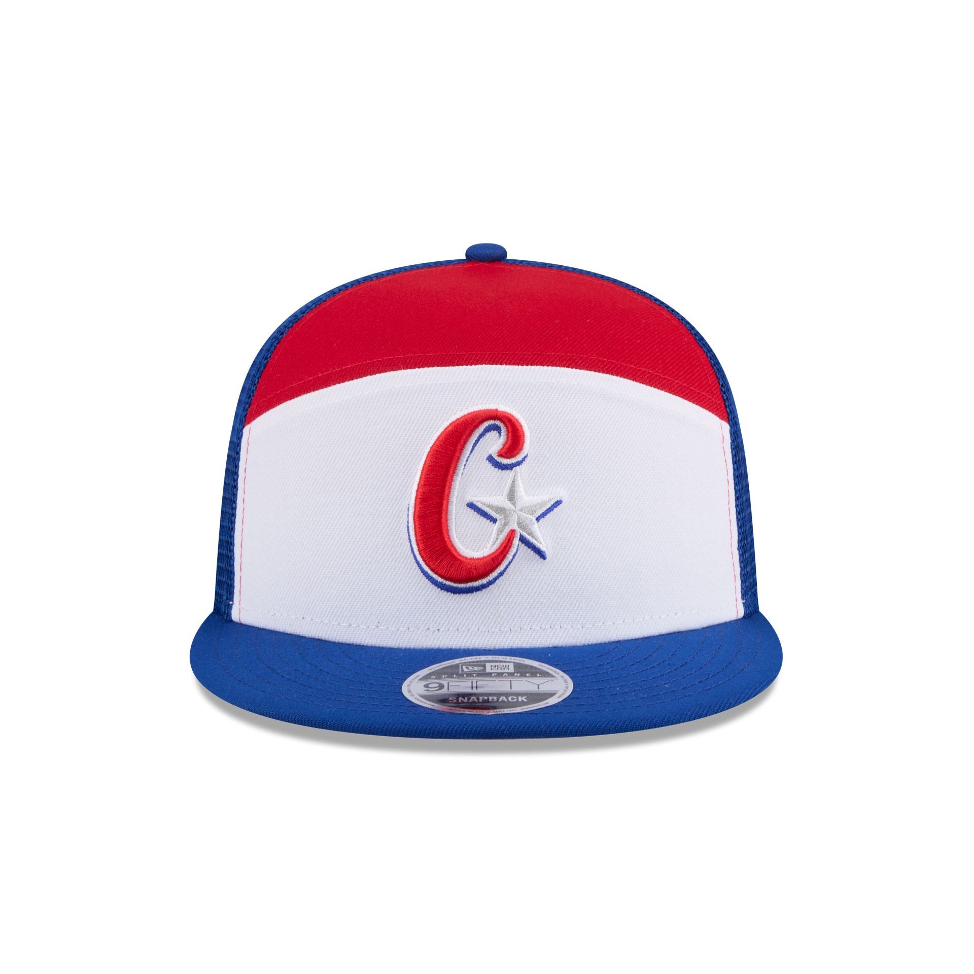Cuba Block Split Panel 9FIFTY Trucker Hat