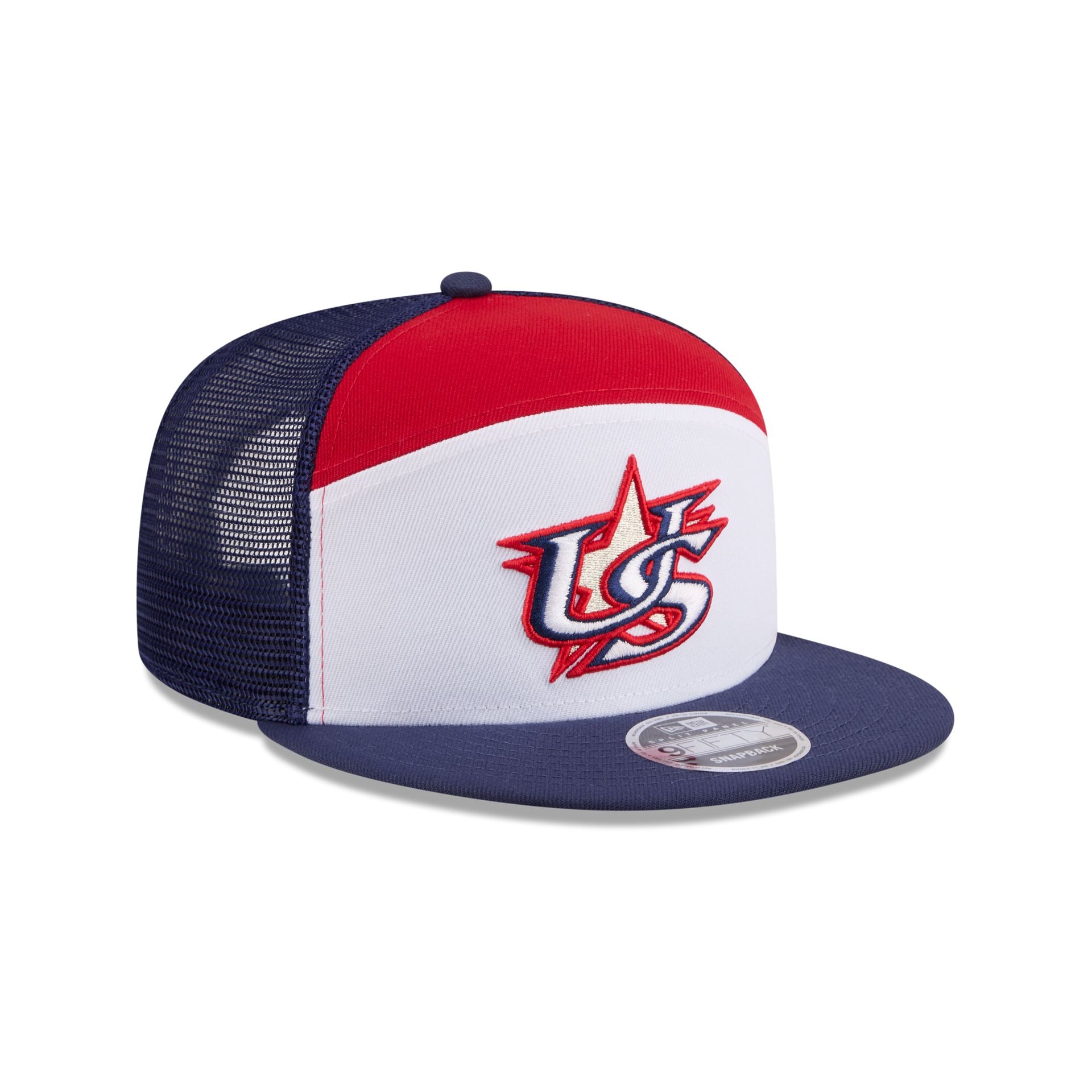 USA Block Split Panel 9FIFTY Trucker Hat