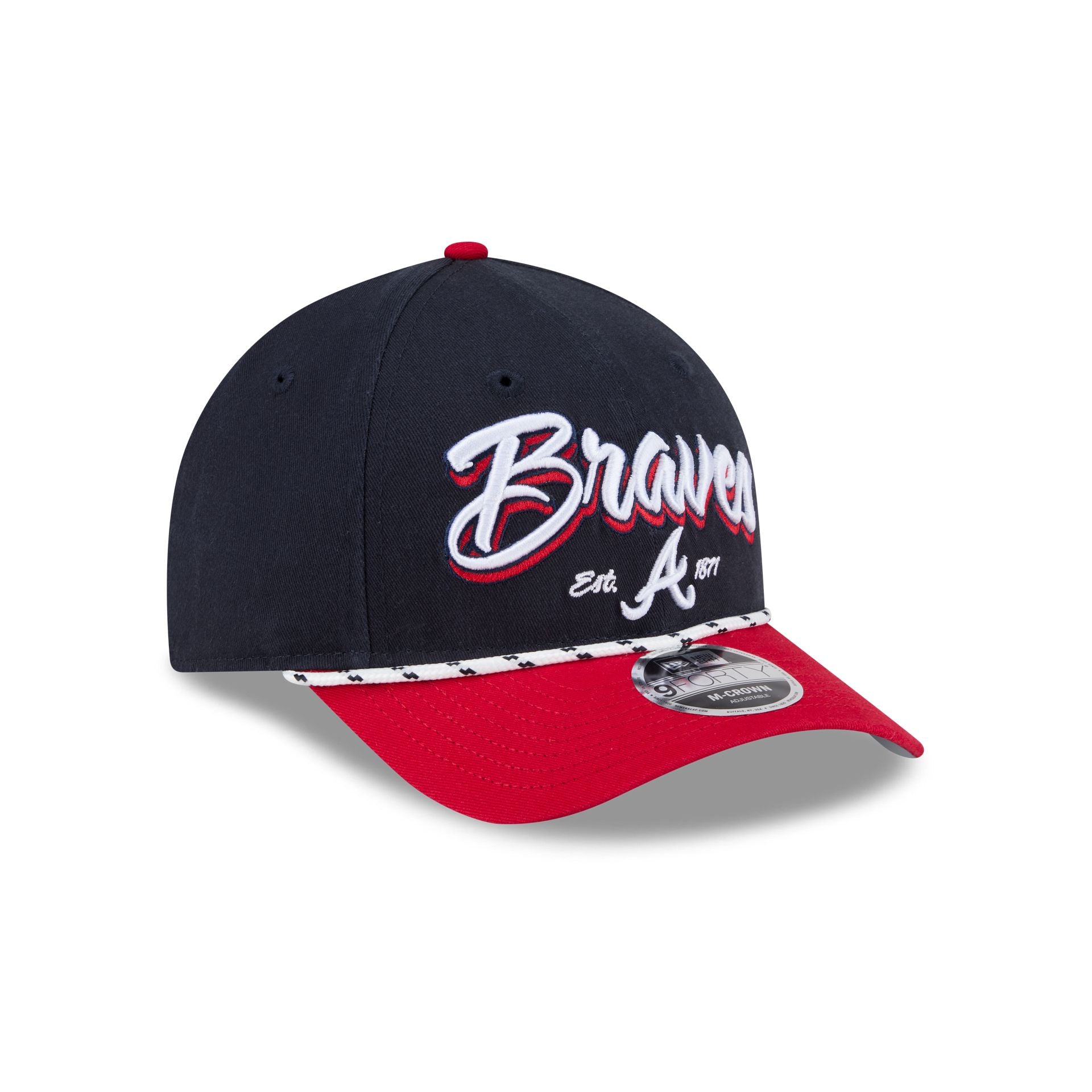 Atlanta Braves Team Loyal 9FORTY M-Crown Snapback Hat