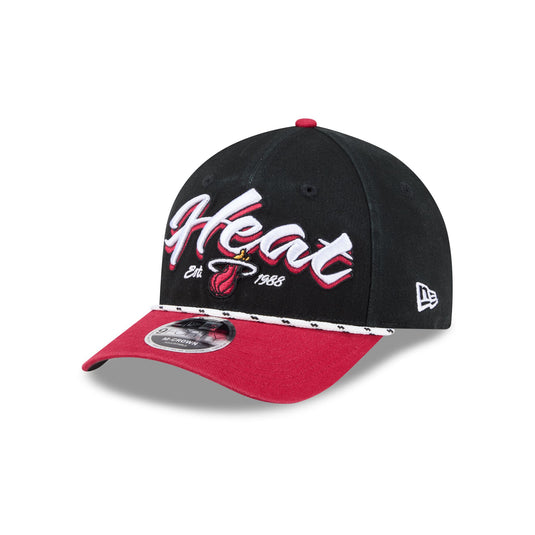 Miami Heat Team Loyal 9FORTY M-Crown Snapback Hat - New Era Cap