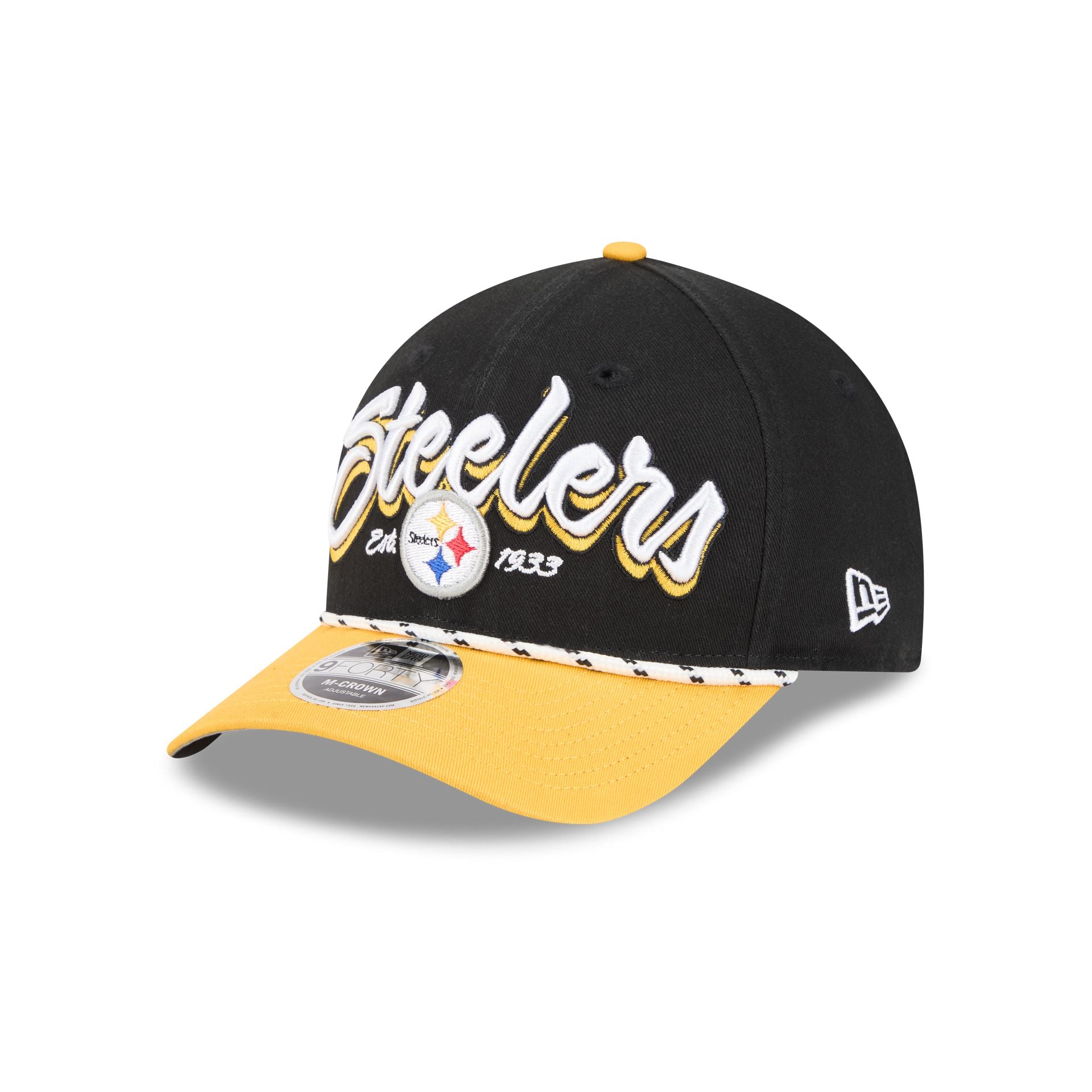 Pittsburgh Steelers Team Loyal 9FORTY M-Crown Snapback Hat