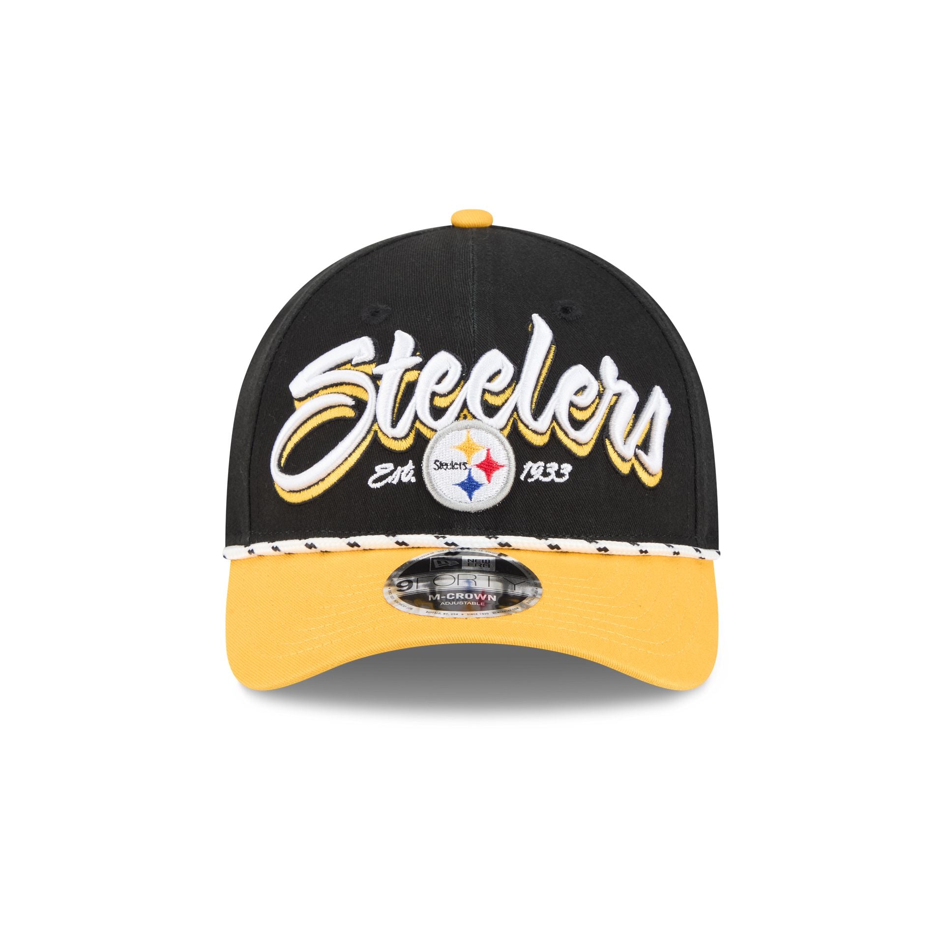 Pittsburgh Steelers Team Loyal 9FORTY M-Crown Snapback Hat