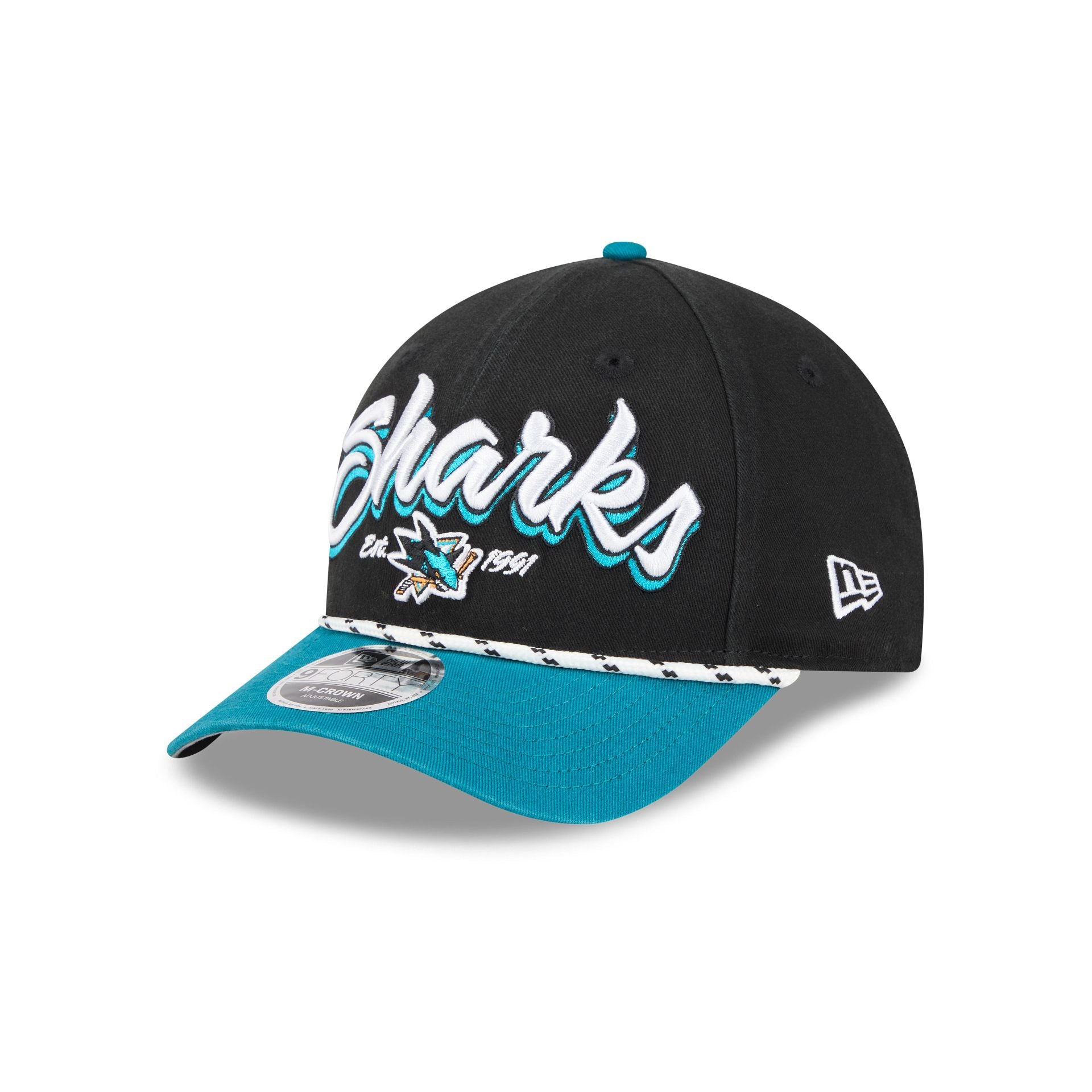 San Jose Sharks Team Loyal 9FORTY M-Crown Snapback Hat