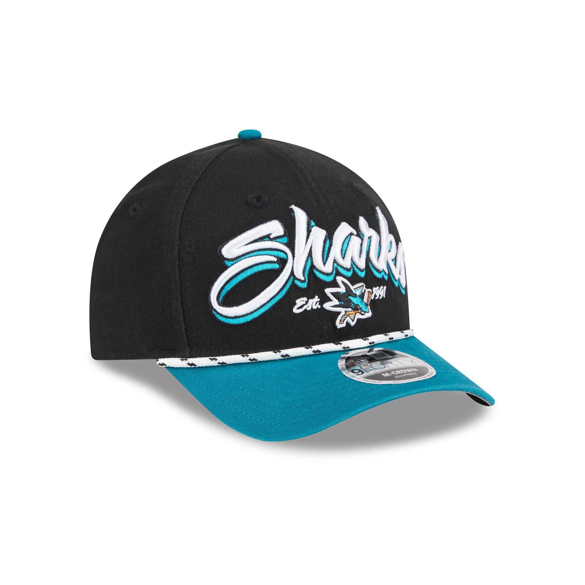 San Jose Sharks Team Loyal 9FORTY M-Crown Snapback Hat