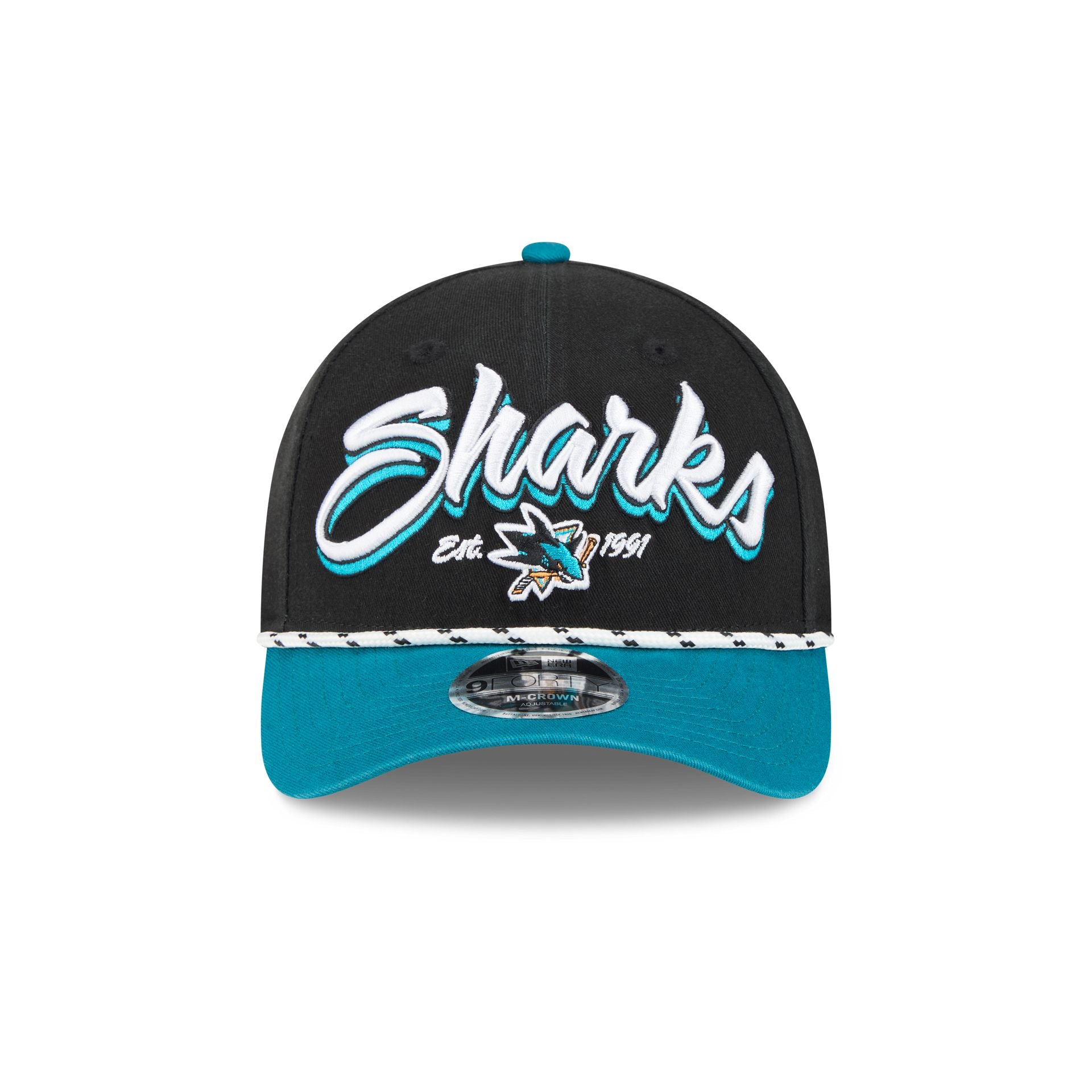 San Jose Sharks Team Loyal 9FORTY M-Crown Snapback Hat
