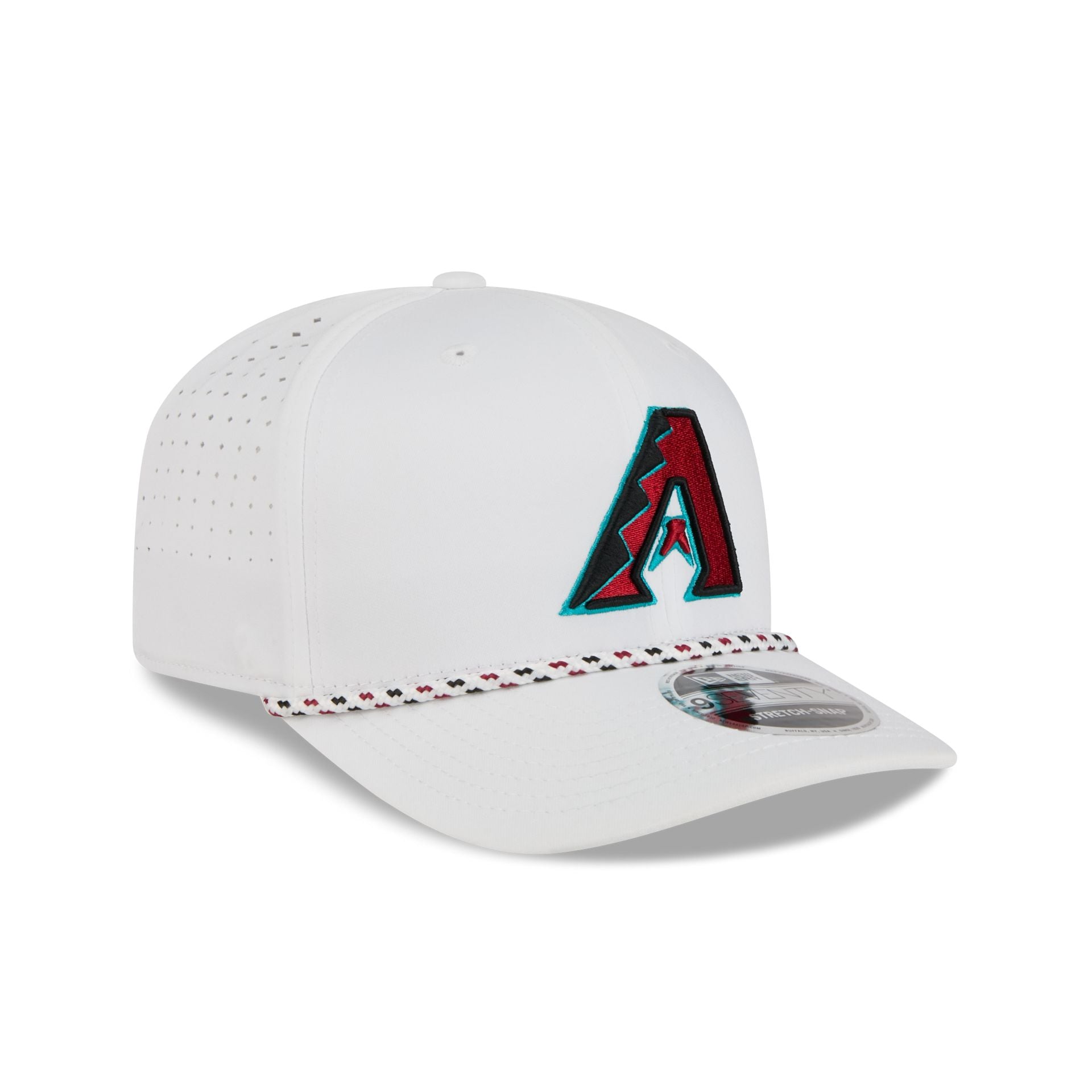 Arizona Diamondbacks Optic White Performance Rope 9SEVENTY Stretch-Snap Hat