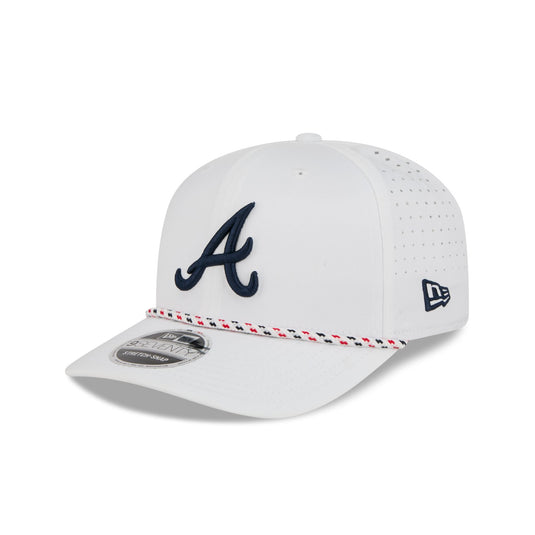 Atlanta Braves Optic White Performance Rope 9SEVENTY Stretch-Snap Hat - New Era Cap