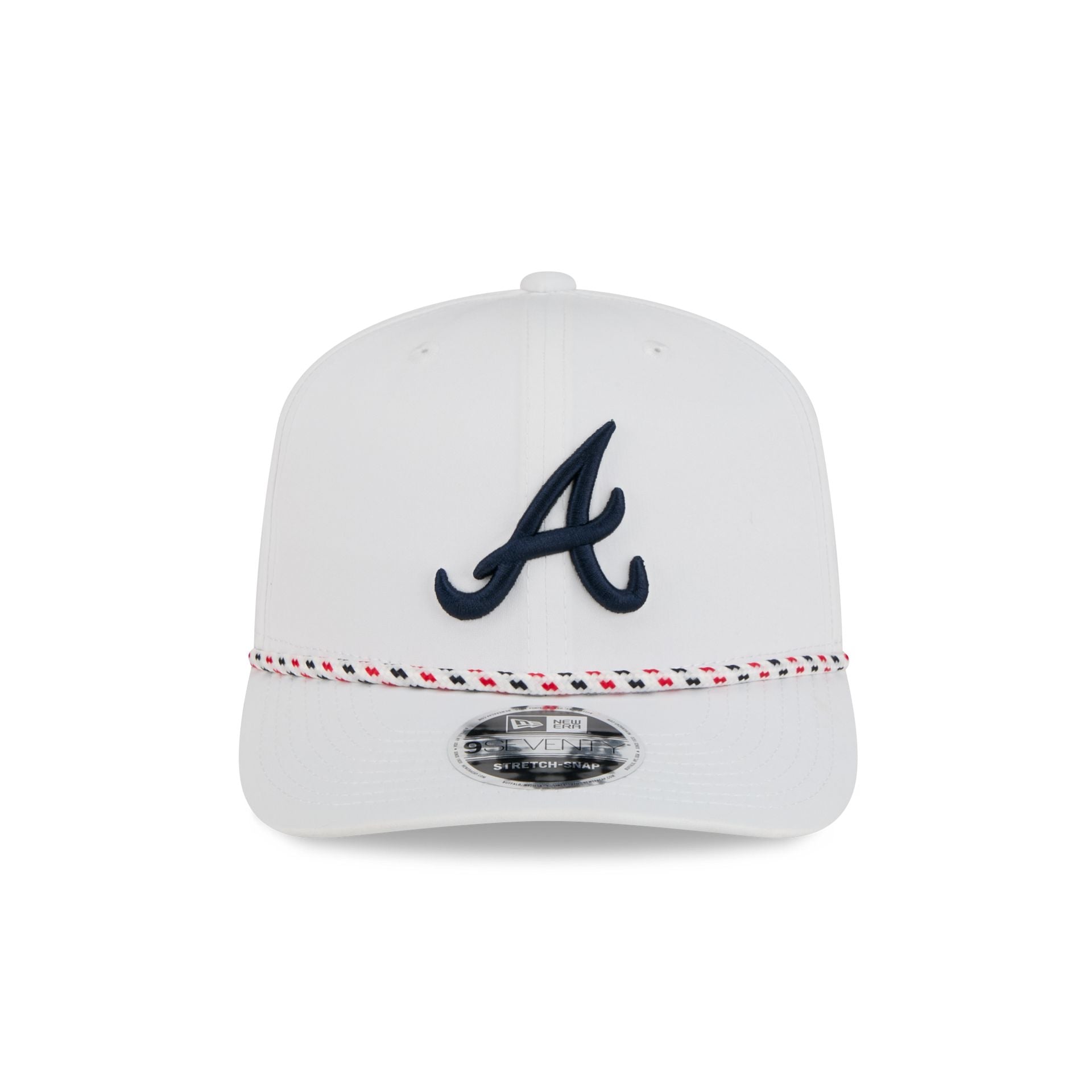 Atlanta Braves Optic White Performance Rope 9SEVENTY Stretch-Snap Hat