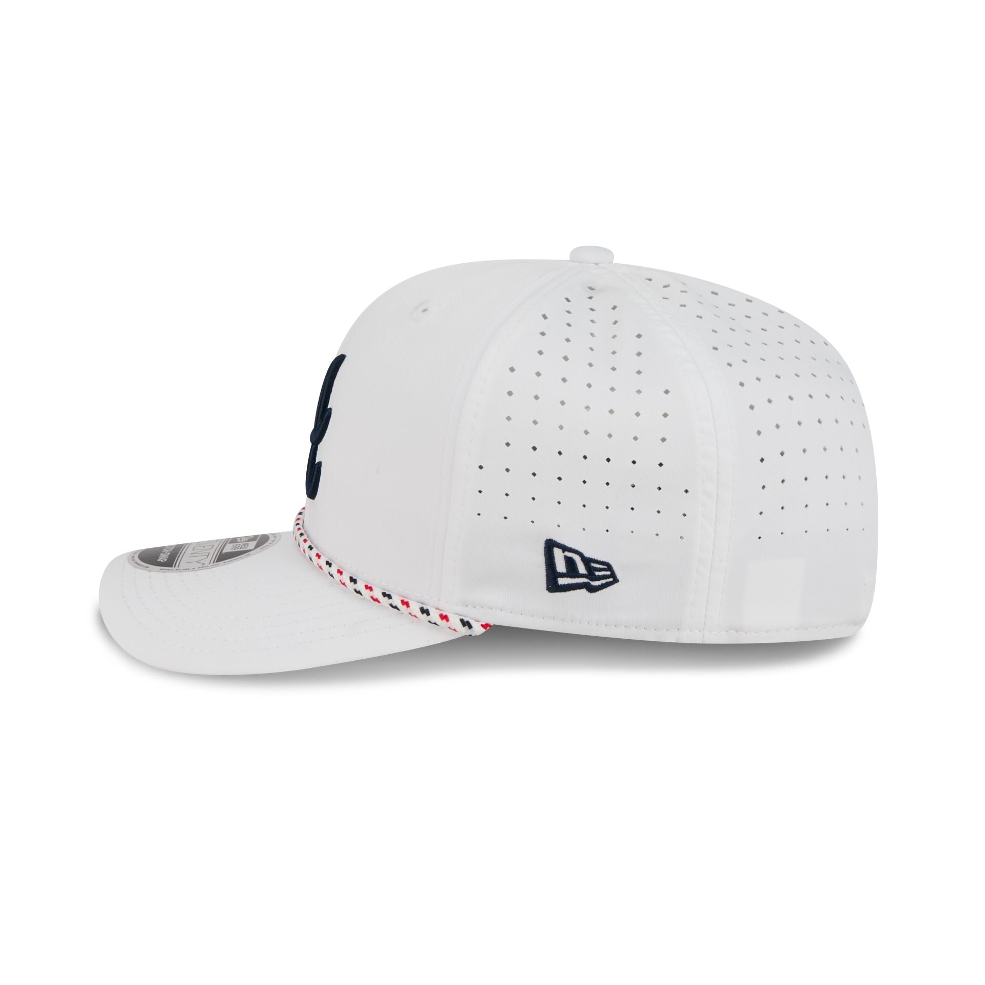 Atlanta Braves Optic White Performance Rope 9SEVENTY Stretch-Snap Hat