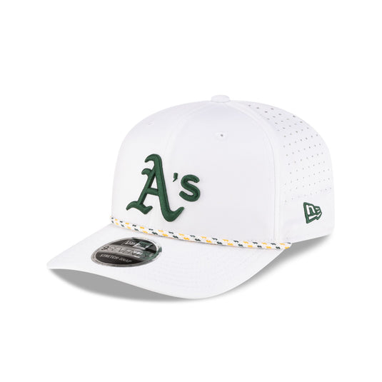 Athletics Optic White Performance Rope 9SEVENTY Stretch-Snap Hat - New Era Cap