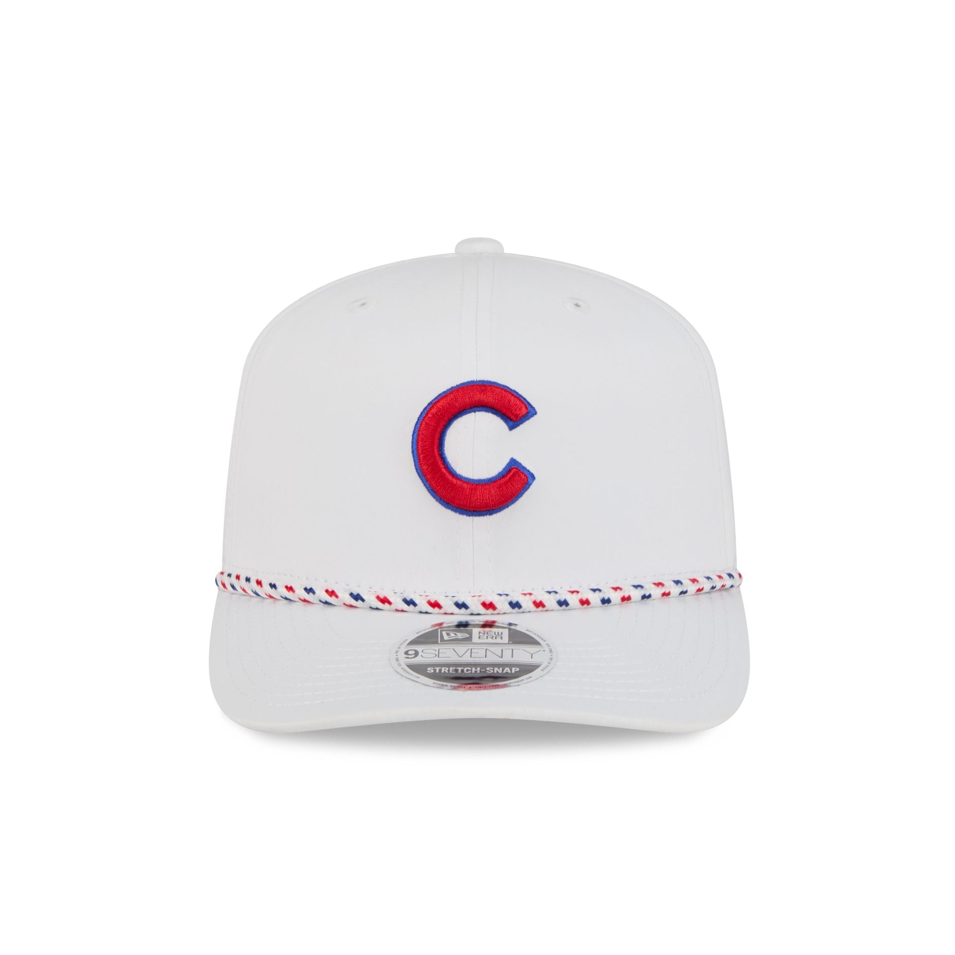 Chicago Cubs Optic White Performance Rope 9SEVENTY Stretch-Snap Hat
