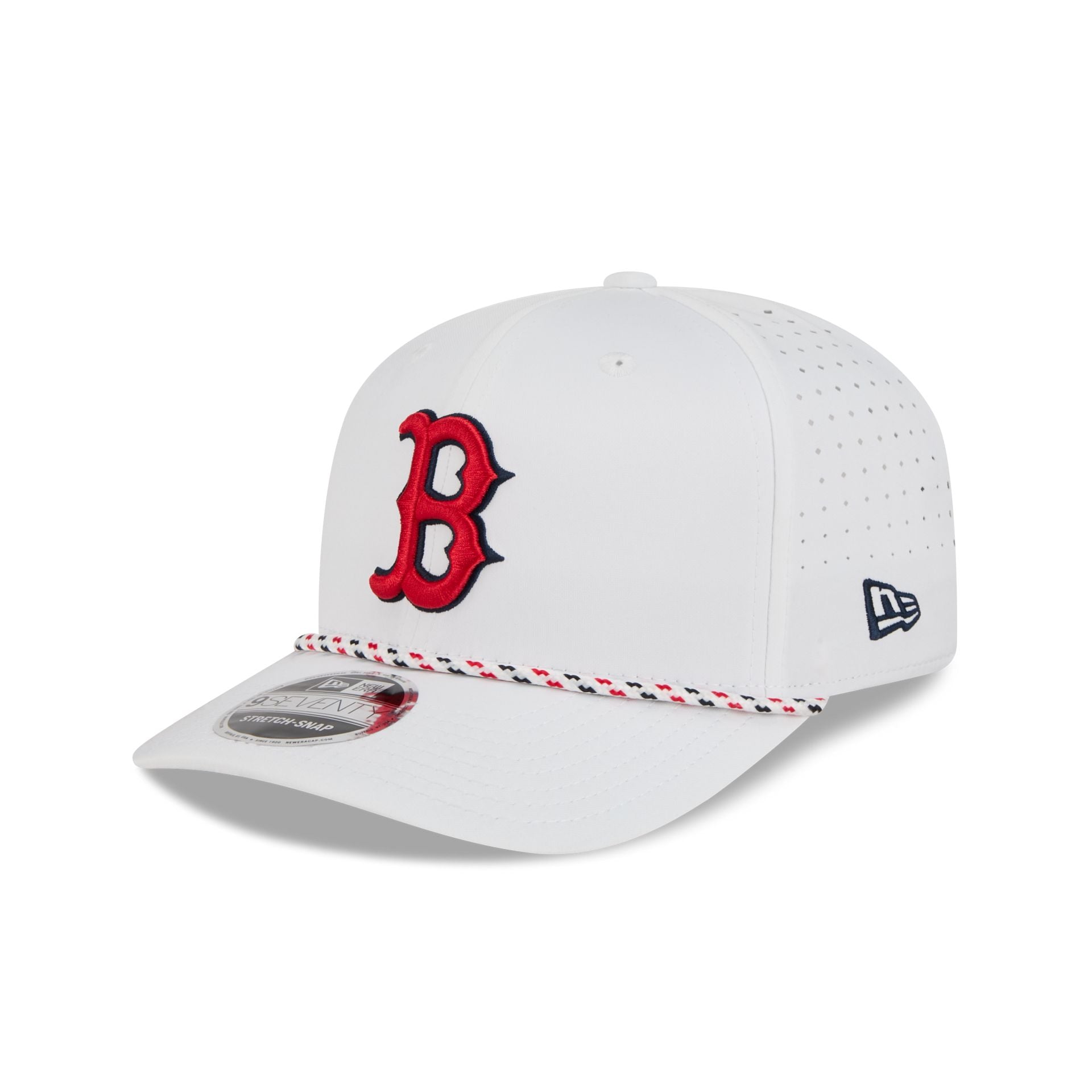 Boston Red Sox Optic White Performance Rope 9SEVENTY Stretch-Snap Hat